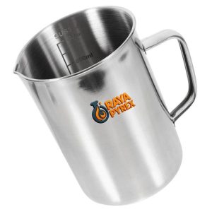 بشر استیل دسته دار و بدون دسته(Stainless Steel Beaker)